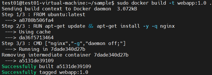 docker - build with Dockerfile - 정보보안 공부 블로그 입니다 :-)